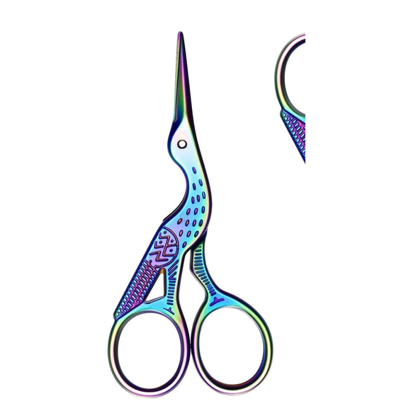 Embroidery scissors. Sublime smooth cutting. Stork - Picture 6 of 8